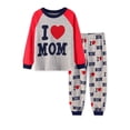 thumbnail image 3 of Ensemble de Pyjamas pour Garçons avec Slogan "J'aime Papa", 3 of 6
