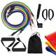 thumbnail image 1 of 14pcs Bandas de resistencia Set Workout Fitness Bandas de tubo de ejercicio Ancla de puerta Correas Abanopi Bandas resistentes, 1 of 7