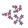 thumbnail image 2 of Iron On Patches, Embroidered Patches Star Shape Cotton Covering Breakages Stains Simple Operation  For Clothing For Pillow, 2 of 8
