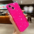 thumbnail image 3 of Luxury Glitter for iPhone 14 Plus Case 6.7 inch, Cute Sparkly Bling Slim Shockproof Bumper Camera Protection Phone Case for Women Girls (Hot Pink), 3 of 14