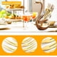 thumbnail image 5 of Cuchas de manija larga de acero inoxidable Sirviendo forks Conjunto con cucharaditas de titular de café Especias de café Café de azúcar Café Hogar Oro Advancent HA010860-01B, 5 of 6