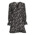 thumbnail image 5 of Nine.Eight Women’s Ruffle Wrap Dress with Long Sleeves, 5 of 5