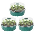 thumbnail image 2 of Plateaux de Démarrage de Semis avec Couvercle Transparent Plateau de Propagation de Semences 14 Cellules Kit de Plateaux de Germination de Plantes Respirants et Réutilisables pour Balcon, 2 of 10