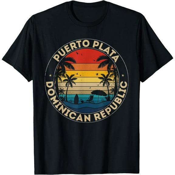 Puerto Plata Souvenir - Dominican Republic Reminder T-Shirt mens t shirt，black，women，funny，misfits，men，journey