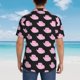 thumbnail image 4 of Balery Cowboy Hat Camisas hawaianas de manga corta para hombre, camisas playeras de corte holgado, camisas de vacaciones con botones,Small, 4 of 7