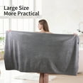 thumbnail image 4 of Beartech 3 Pack Microfiber Bath Towel Set Soft & Quickly Dry Bathroom Towel,Super absorbent Plush Bath Sheet Towel Oversized Towels Hotel Shower Towel-Dark Gray, 4 of 10