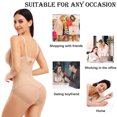 thumbnail image 4 of FITVALEN Women Shapewear Tummy Control Fajas Colombianas Open Bust Bodysuit Slimmer Body Shaper, 4 of 6