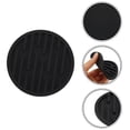 thumbnail image 3 of Unique Bargains 1 Set Water-repellent Stripes Drink Coaster Black Silicone, 3 of 5