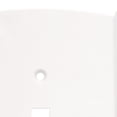 thumbnail image 4 of Franklin Brass Soft Arch (3-Pack) Decorative Light Switch Cover Wall Plates Pure White 1-Gang Oversized Wall Plate Switch/Toggle Plate Guards Electrical Outlet Covers W35891K-PW-CP, 4 of 8