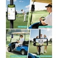 thumbnail image 7 of FLORICH Cart Phone Holder Mount - 3s Phone Clip Install, 1s Lock & Release，Phone Caddy for iPhone Galaxy & More Fits Yamaha Club Car EZGO Icon, 7 of 7
