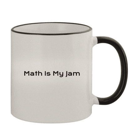 

Math Is My Jam - 11oz Ceramic Colored Rim & Handle Coffee Mug Black