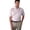 Burgundy White Stripe, variant on BlueGeneration Mens Short Sleeve Oxford - Oxford Blue Extra Large Solid