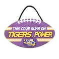 thumbnail image 1 of LSU Tigers Sign Wood Football Power Design, 1 of 1