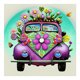 thumbnail image 1 of Cuadros Decorativos 5D bricolaje ronda completa taladro diamante pintura flor coche Kit decoración del hogar (B6255) Wdftyju de costura negro 4 estilos, 1 of 9