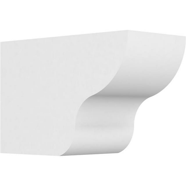 Ekena Millwork RFTP06X08X12GRN 8 x 6 x 12 Po Standard Greensboro Architecture Grade Queue de Chevron PVC