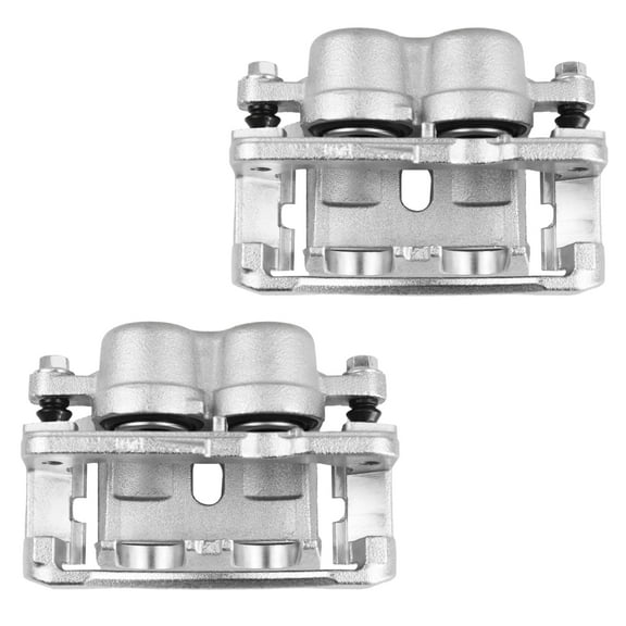 GAIASURGE Front Disc Brake Caliper with Bracket Replacement for GMC Sierra 2500 1500 3500 Chevrolet, 18-B4729 18-B4728，2Pcs Front Driver and Passenger Side Calipers