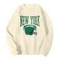 thumbnail image 2 of Football City Team Sweatshirts for Men 2025 Long Sleeve Crewneck Rugby Graphic Sweatshirt Pullover Tops, 2 of 4