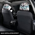 thumbnail image 3 of Kdxio Butterfly Pattern Print 2 Piece Car Head Rest Covers Set Auto Front/Rear Seats Headrest Cover Universal Fit Most Cars,Sedan, SUV, 3 of 9