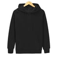 thumbnail image 4 of GILIGEGE Two Piece Sets for Women Pant Color Sport Suit Women Solid and Sweatshirt Hooded Women Suits Sets Black 3Xl, 4 of 9
