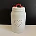thumbnail image 2 of Rae Dunn HEART Canister - medium size - Ceramic - very rare!, 2 of 2