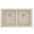 thumbnail image 3 of Karran USA QU-810-BI-PK1  Quartz Granite 32" Undermount Double Basin Bisque Quartz Composite KItchen Sink, 3 of 13