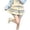 A-Blue1568, variant on Wxolcjlv Womens Color Block Tiered Skort Elastic Waist Loose Fit Silhouette Kawaii Daily Skorts