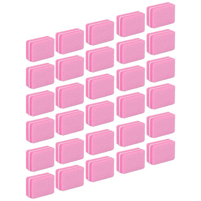 Nail Buffer Block Nail Buffing Block Nail Sanding Block Salon Nail Buffer 30pcs Mini Nail Buffer Professional Portable Home Salon Nail Buffing Sanding Block Manicure ToolPink