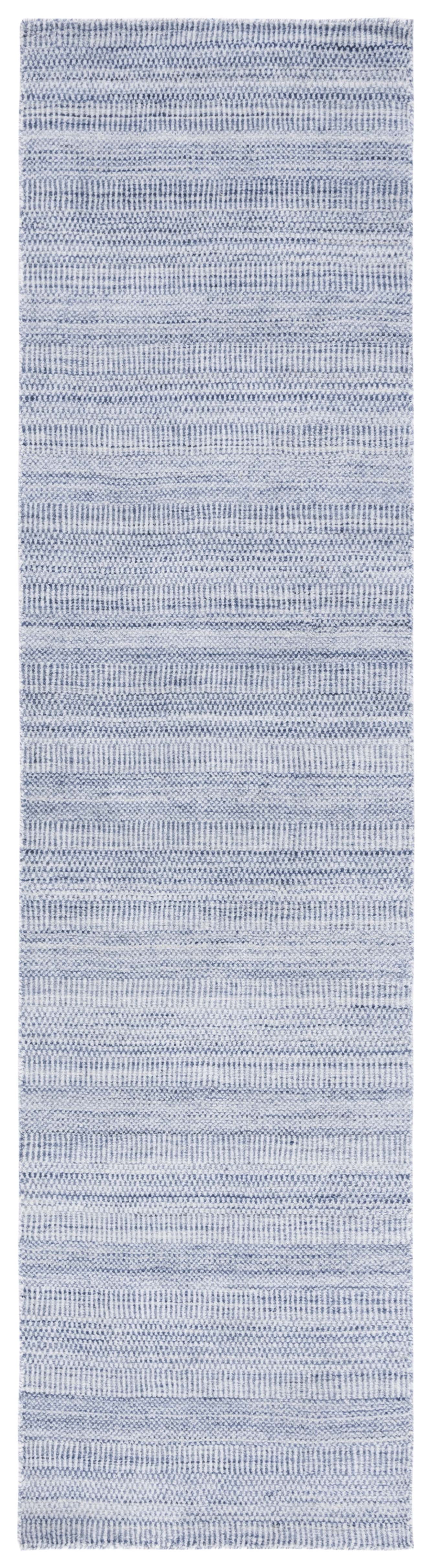 Safavieh Mirage Handan Distressed Polyester Runner Rug, Blue/Ivory, 2'3" x 9'