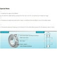 thumbnail image 7 of 6300 3NC 6300RS 6300HC Hybrid Ceramic Bearing 10 * 35 * 11 mm ABEC-1  Industry Motor Spindle Hybrids Si3N4 Ball Bearings, 7 of 7