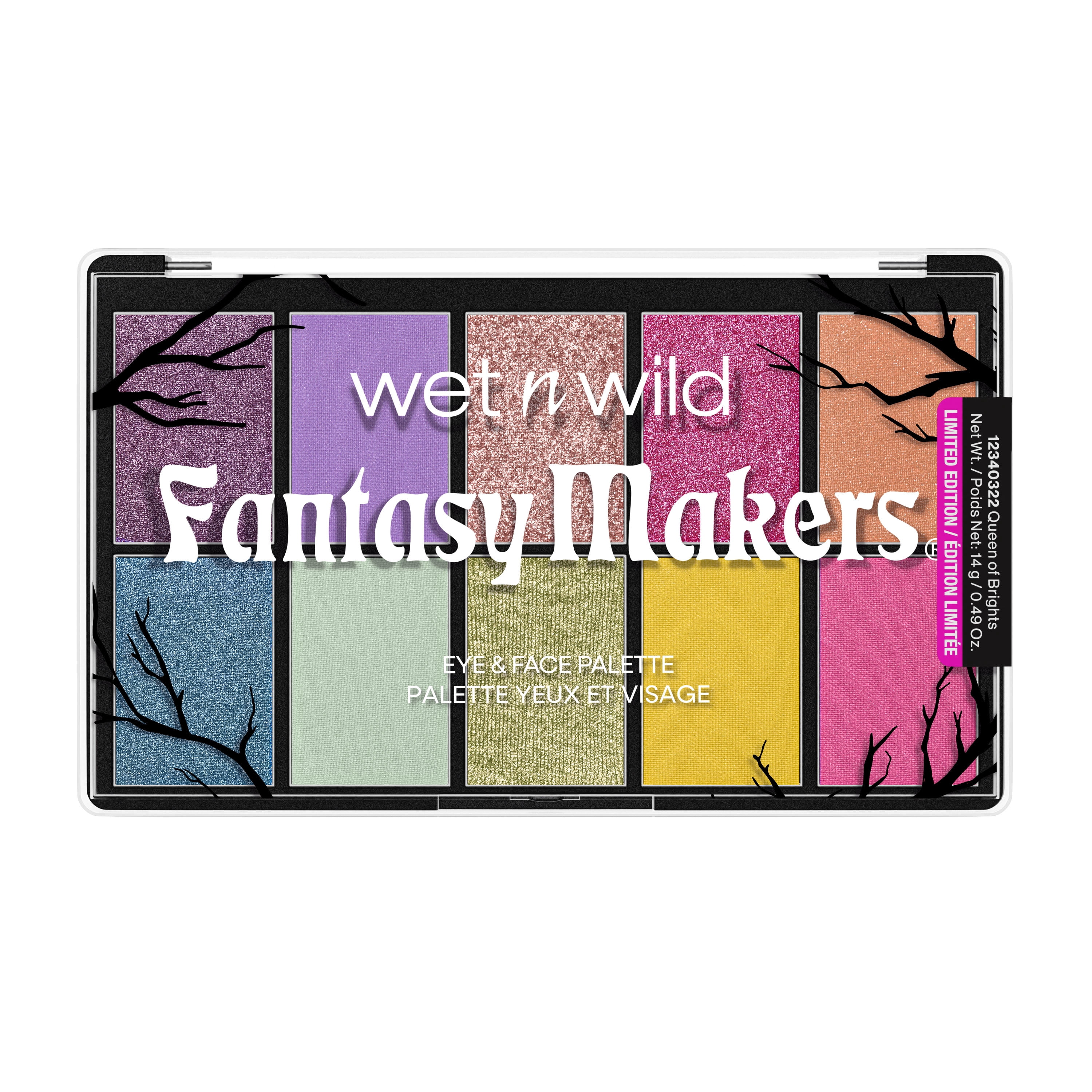Wet N Wild Fantasy Makers Eye & Face Palette in Queen of Brights - 0.49 oz.