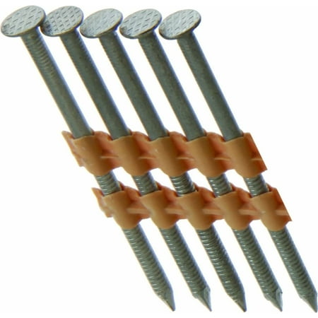 

Gripe Rite Prime Guard GR08RHG1M 21 Plastic Strip Round Head Exterior Galvanized Collated Framing Nails 2-3/8 x 0.113 1 000per Box
