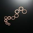 thumbnail image 2 of 200-Piece M5-M14 Copper Washer Gasket Set Flat Ring Seal Combination Kit with Box 9 Sizes Suitable for Hardware Accessories, 2 of 8