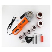 Electric Pipe Threader Portable Sleeve Machine, 220 Galvanized Pipe Sleeve Machine Electric Threading Tools ,Easy Operation