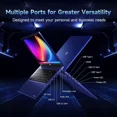 thumbnail image 6 of 17.3" IPS FHD-Gaming-Laptop, 8 Cores AMD Ryzen 7 6800H 32GB DDR5 RAM 1TB SSD (Beat i7-12700H Up to 4.7GHz) AMD Radeon 680M GPU-Computer with 100W Type-C Backlit Keyboard Fingerprint(Blue）, 6 of 7