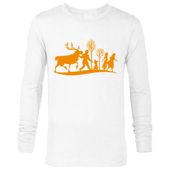 Disney Frozen 2 Characters Halloween - Long Sleeve T-Shirt for Men - Customized-White