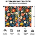 thumbnail image 2 of Blackout Kids Curtains,Pioneer Flower Childrens Insulated Curtains Set Of 2,Bedroom Essentials,Toddler Room Decor 42x63in(106x160cm), 2 of 4