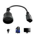 thumbnail image 2 of IEC320 C14 Male Port to SAA Australia AU 3Pin Female Power Cord Adapters Wire, 2 of 7