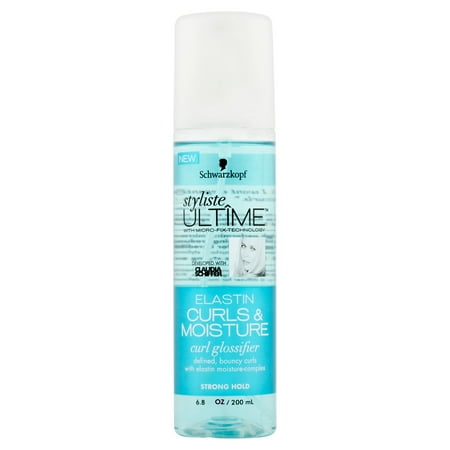 Schwarzkopf Styliste Ultîme Elastin Curls & Moisture Curl Glossifier, 6.8 fl oz