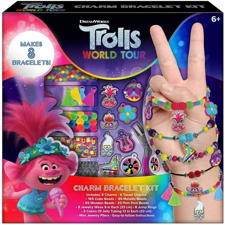 Trolls World Tour Charm Bracelet Set