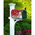 thumbnail image 4 of Christmas Magnetic Mailbox Covers Standard Size 18x21 Inch, Red Snowman Let it Snow Mailbox Wraps Mailbox Post Cover Seasonal Winter Holiday Mailbox Decor for Outside Garden Yard, 4 of 6