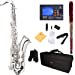 thumbnail image 2 of Mendini by Cecilio Saxophone Ténor, L+92D B Plat, Étui, Tuner, Embout, Nickel, 2 of 4