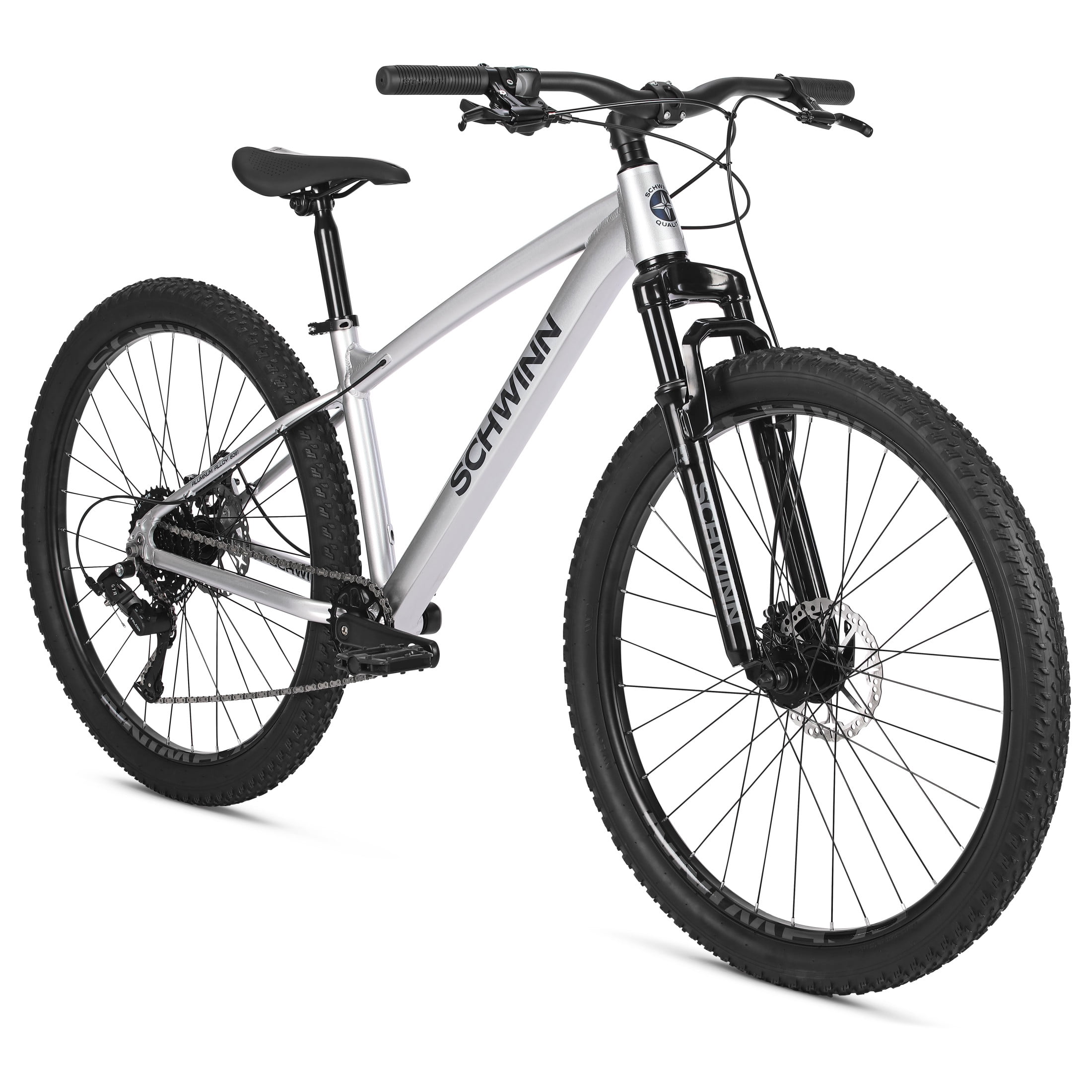 Schwinn Axum Sport Adult Men's 27.5-in. Mountain Bike, Small Frame, Silver Bicycle