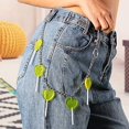 thumbnail image 3 of Punk Creative Resin Cartoon Heart Shaped Pendant Pocket Wallet Chain Multilayer Unisex Cute, 3 of 3