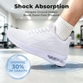 thumbnail image 5 of AOV Women's Athletic Running Sneaker Shoes for Sports, Gym, Jogging, Tennis and Fitness White US 8.5, 5 of 8