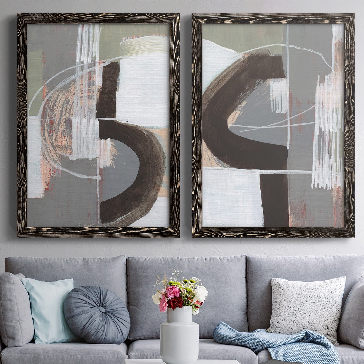 Arching Neutrals III - Premium Framed Canvas - Ready to Hang