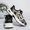 Black, variant on Women's Chunky Fashion Sneakers Mesh Breathable Platform Casual Sports Shoes Air Cushioned Athletic Gym Workout Tennis Shoe,White Size 8