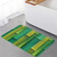 thumbnail image 3 of Tapis de Porte d'Entrée Tapis de Sol pour Décoration Intérieure, Tapis de Couloir en Mousse à Mémoire de Forme Vert Bambou Antidérapant Absorbant Lavable, 18x30 Pouces Tapis de Bienvenue pour Décoration de Chambre Salon, 3 of 6