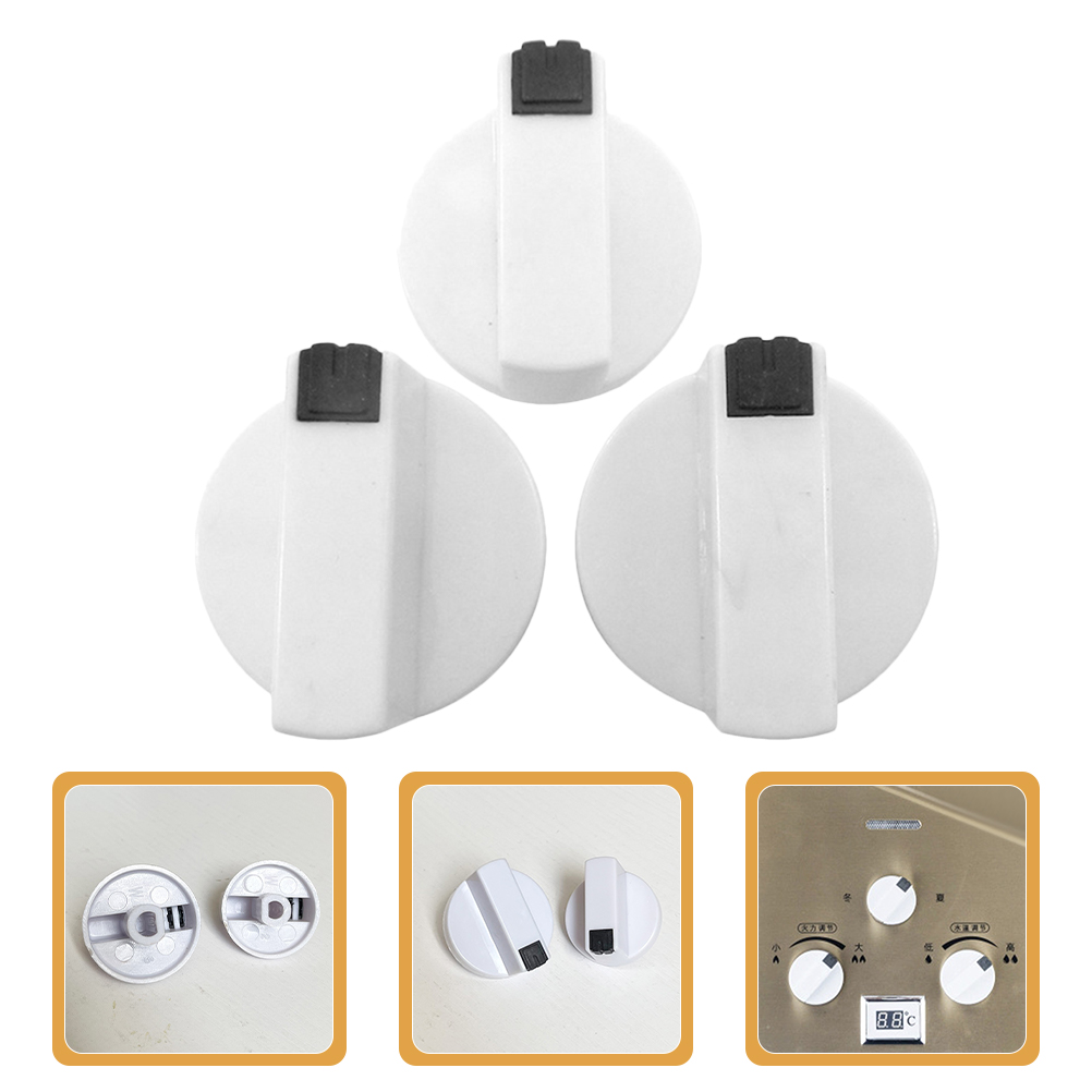 UPKOCH 3 Pcs Water Heater Knob Baby Hot Control Valve Universal Stove Knobs Switch