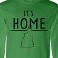 thumbnail image 4 of Inktastic It's Home New Hampshire State Outline Distressed Text Long Sleeve T-Shirt, 4 of 5