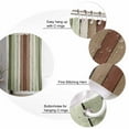 thumbnail image 6 of Sage Green Waterproof Fabric Shower Curtain, Farmhouse Wood Grain Vintage Brown Striped Shower Curtain for Bathroom Curtains Bathtubs Hotel Washable Shower Curtains with 12 Hooks Stall 54x78in, 6 of 6